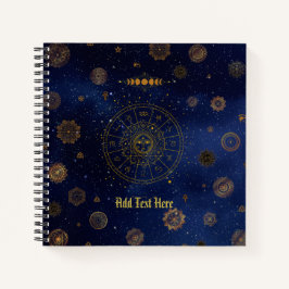 保護マンダラウィッチの魔法の異教の記号 ノートブック