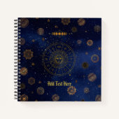 保護マンダラウィッチの魔法の異教の記号 ノートブック (正面)