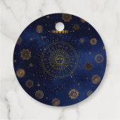 保護マンダラウィッチの魔法の異教の記号 フェイバータグ (裏面)