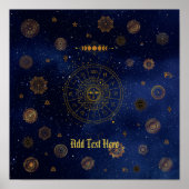 保護マンダラウィッチの魔法の異教の記号 ポスター (正面)