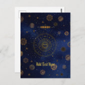 保護マンダラウィッチの魔法の異教の記号 ポストカード (正面/裏面)