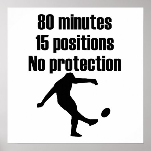 保護ラグビーなし ポスター (正面)