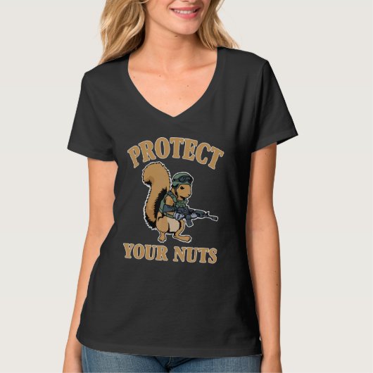 保護リス Tシャツ (正面)