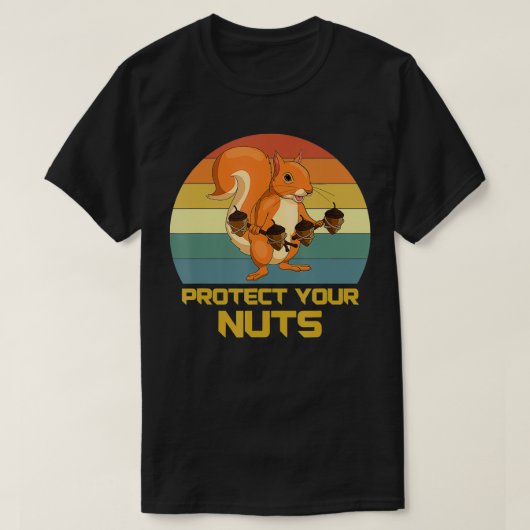 保護リス Tシャツ (デザイン正面)