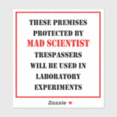 保護不機嫌科学者 シール (シート)
