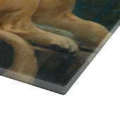 保護休憩 – 聖域のライオンのペア カッティングボード (角)