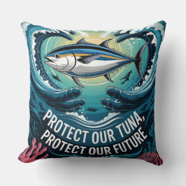 保護保護まぐろの未来 クッション