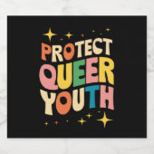 保護保護Youth Trans Kids LGBTQ ビールラベル (シングルラベル)