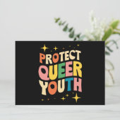 保護保護Youth Trans Kids LGBTQ 招待状 (スタンド正面)
