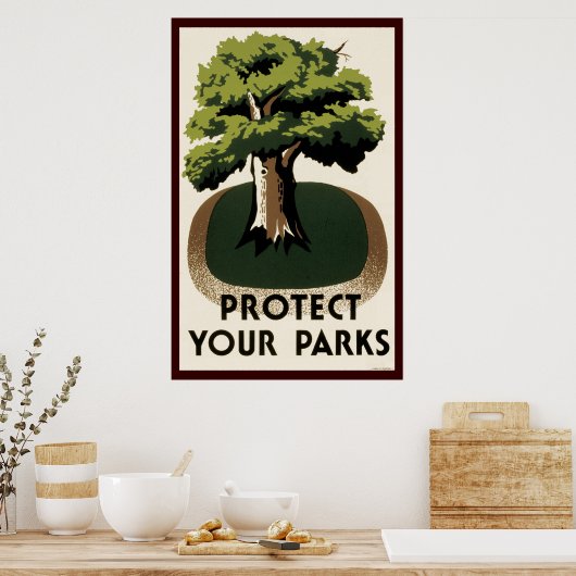 保護公園 ポスター (キッチン)