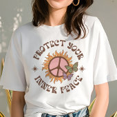 保護内平和レトロボホサン トライブレンドTシャツ