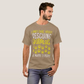 保護動物+犬レスキュー+動物保護活動 Tシャツ (正面フル)