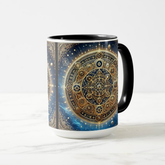 保護印の盾 マグカップ (正面右)