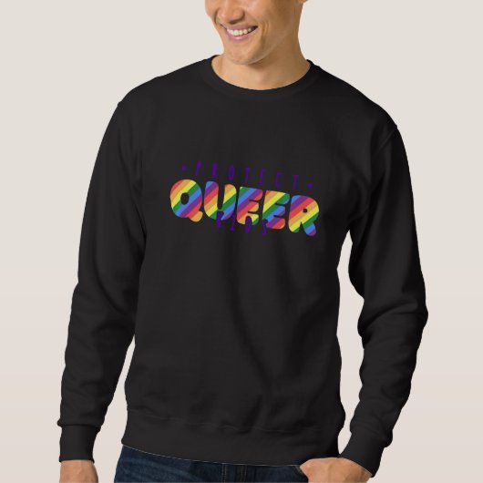 保護同性愛者キッズサポートTrans and Gay Rights スウェットシャツ (正面)