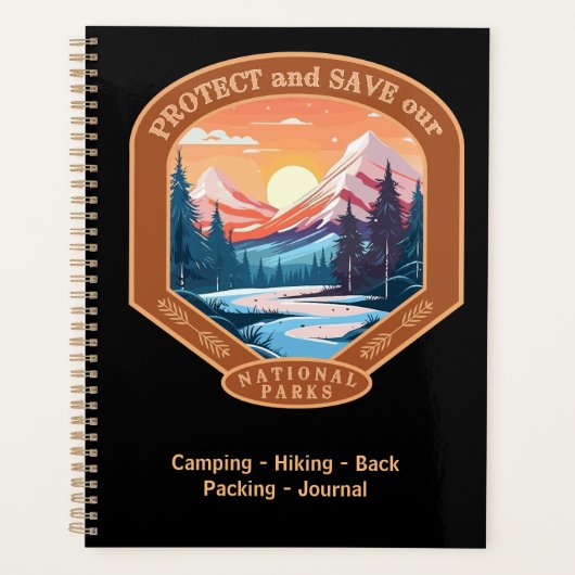 保護国立公園 プランナー手帳 (正面)