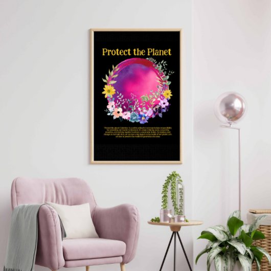 保護地球救地球の日の芸術 ポスター