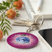 保護地球 キーホルダー (側面)