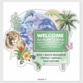 保護地球！ シール (シート)