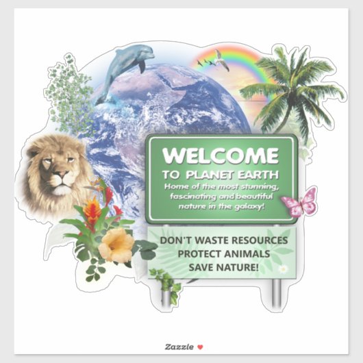 保護地球！ シール (シート)