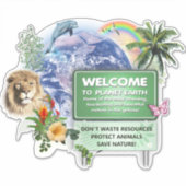 保護地球！ シール (正面)