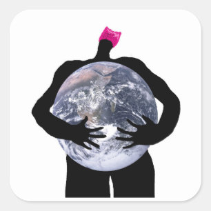 保護地球 スクエアシール