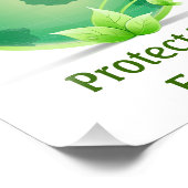 保護地球 フォトプリント (角)