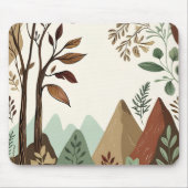 保護地球 – 手書き自然&サステナビーブ マウスパッド (正面)