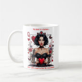 保護女王 コーヒーマグカップ (左)