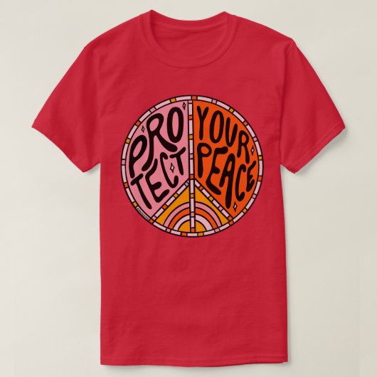 保護平和 Tシャツ (デザイン正面)