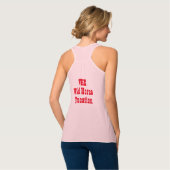 保護我々の野生馬 タンクトップ (裏面フル)