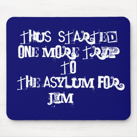 保護所のオウムのマウスパッドの保護所への旅行 マウスパッド (正面)