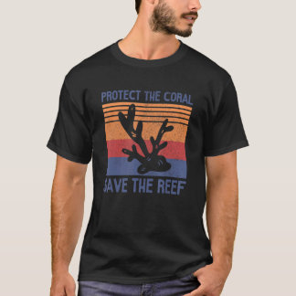 保護救サンゴ礁_1 Tシャツ