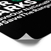 保護救National Parks Earth Da ポスター (角)