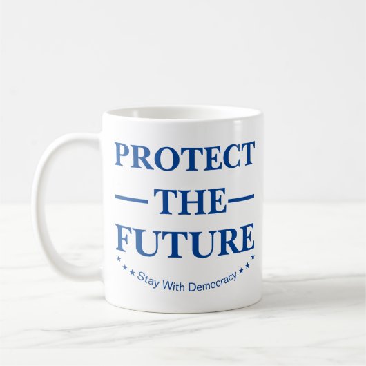 保護未来 コーヒーマグカップ (左)