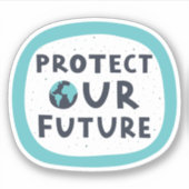 保護未来 シール (正面)