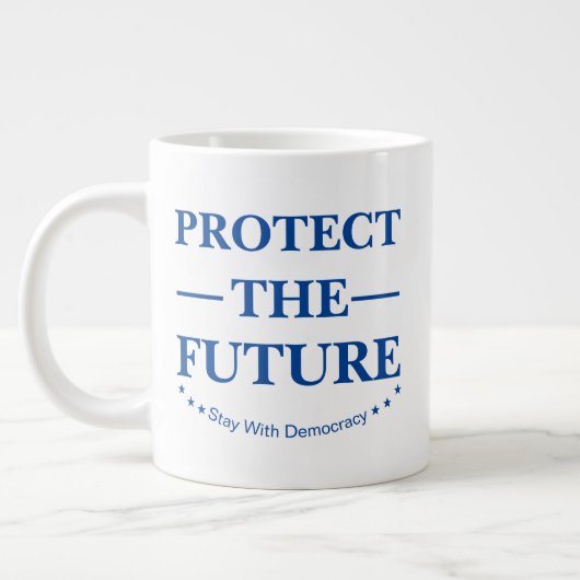 保護未来 ジャンボコーヒーマグカップ (左)