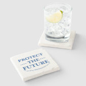 保護未来 ストーンコースター (横)