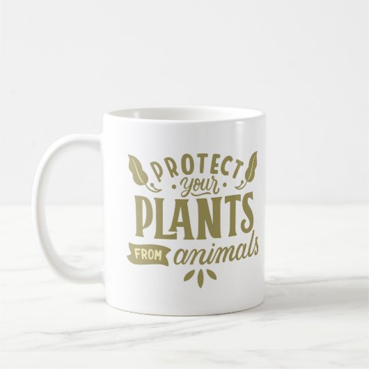 保護植物 コーヒーマグカップ (左)