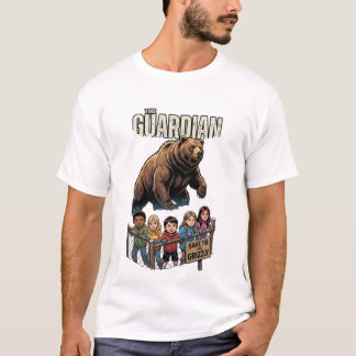 保護活動 グリズリーを救え Tシャツ