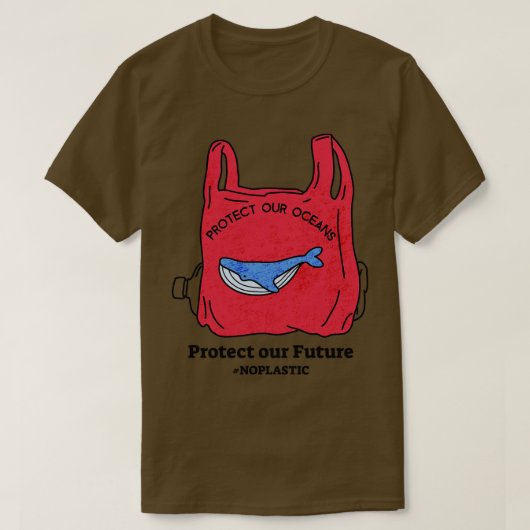 保護海の保護未来B無し Tシャツ (デザイン正面)