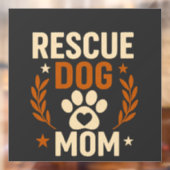 保護犬のママ ウィンドウサイン (シート2)