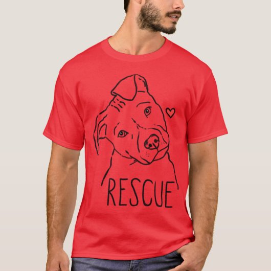 保護犬の少年 Tシャツ (正面)