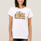 保護犬の里帰りTシャツ Tシャツ (正面)