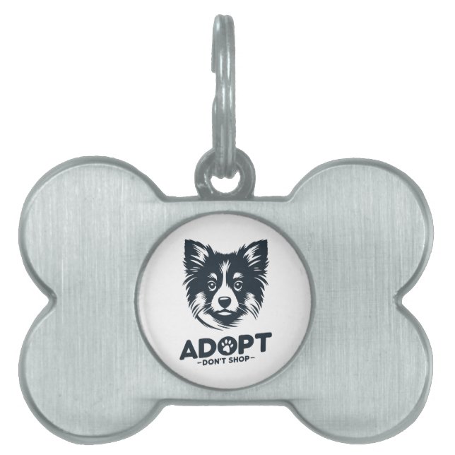 保護犬を迎えよう 3 ペットネームタグ (正面)