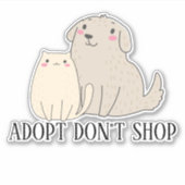 保護猫犬を迎えよう シール (正面)