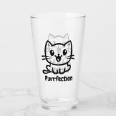 保護猫、とてもかわいいアニメ タンブラーグラス (裏面)
