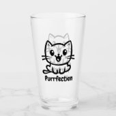 保護猫、とてもかわいいアニメ タンブラーグラス (正面)