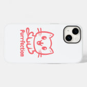 保護猫、とてもかわいいアニメ Case-Mate iPhoneケース (裏面 (横))