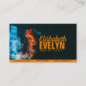 保護用メタルマスクを着けた人の溶接 名刺 (正面)