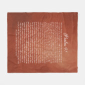 保護用詩編91 フリースブランケット (正面(横))